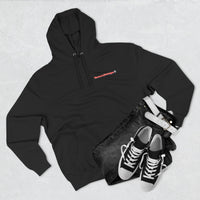 HEART ATTACK  Abstract Psyche Hoodie — Colorful Three-Panel Back Art Fleece Hoodie