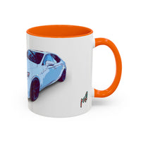 IS300 Car Lover Accent Coffee Mug – White Sports Sedan Design (11oz & 15oz)