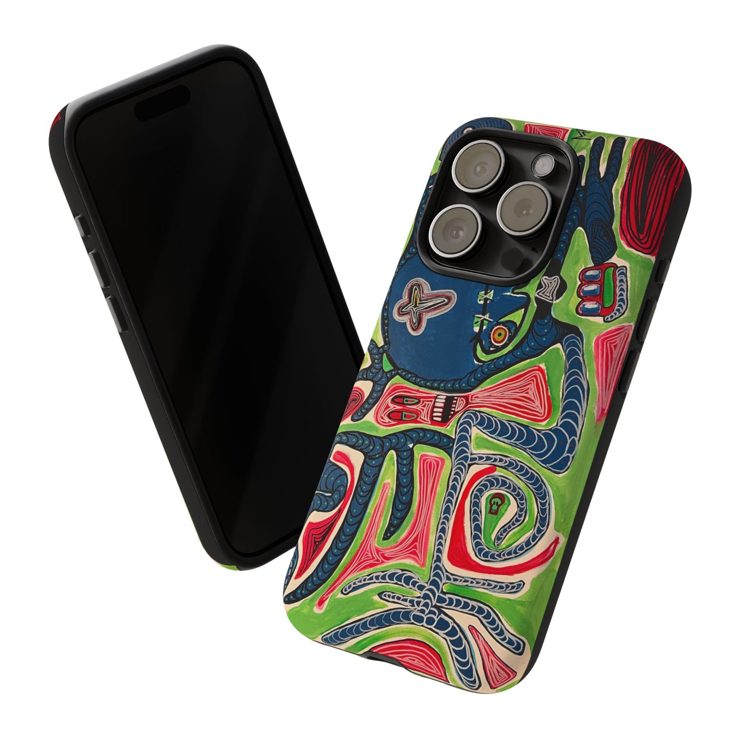 Abstract AFTERLIFE Phone Case — Bold Psychedelic Music Art