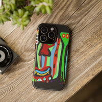 CRAZY.   Tribal Face Phone Case — Colorful Modern Art iPhone Cover