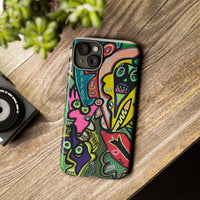 CONCERT  Abstract Graffiti Phone Case — Colorful Street Art Tough Cases