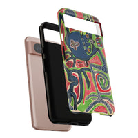 Abstract AFTERLIFE Phone Case — Bold Psychedelic Music Art
