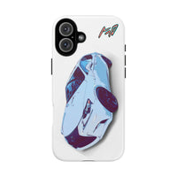 Melvin White Sports Car Phone Case - Retro Pop Art Supercar Protective Tough Case