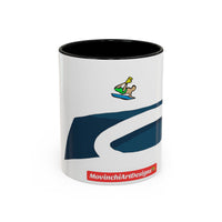 AERIAL.   Wave Accent Coffee Mug — Watersports Lover Gift