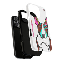 MR Bull Terrier Phone Case — Colorful Pop Art Tough Cases for Dog Lovers