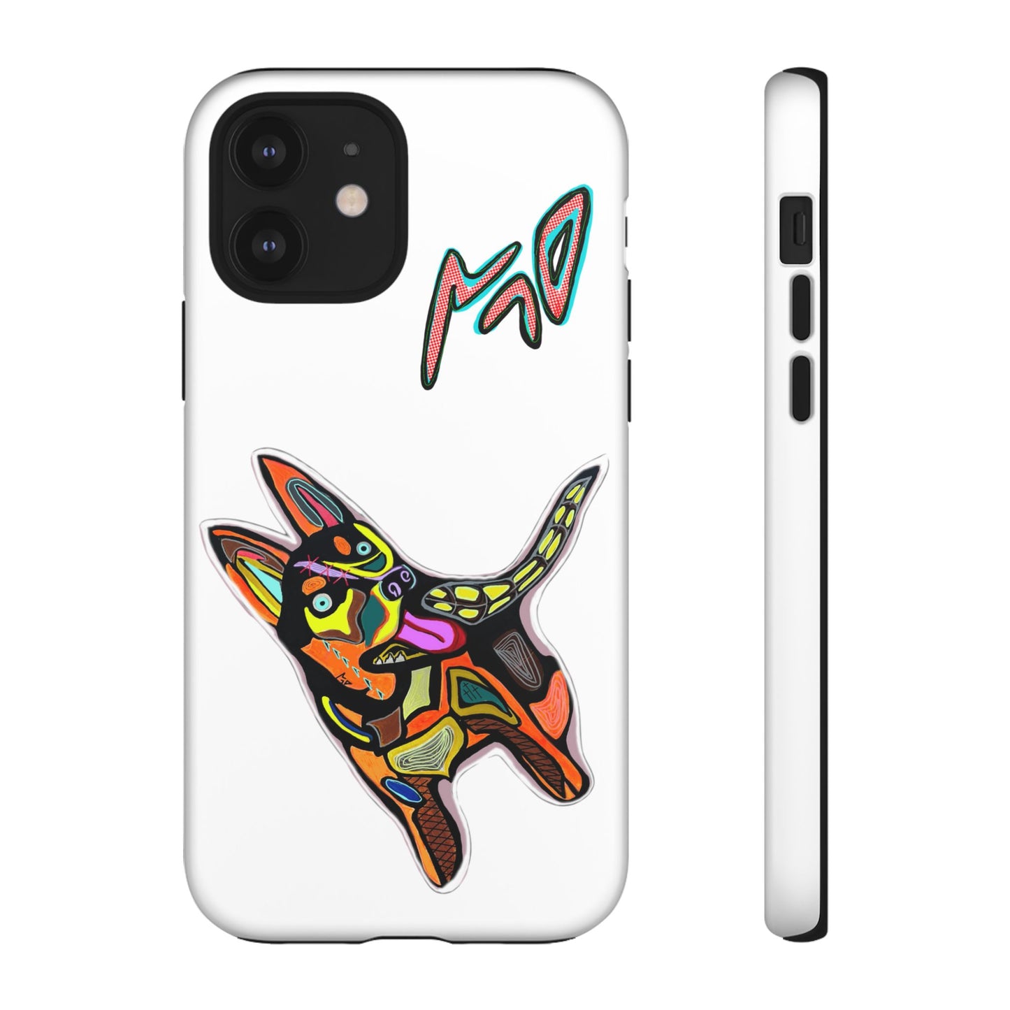HUSKY  Colorful Abstract Dog Phone Case — 'MAD' Signature Protective Case