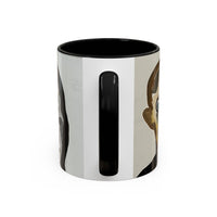 3 amigos Creepy Masked Faces Accent Coffee Mug – Horror Art 11/15oz