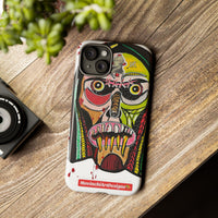KUNTA.  Abstract Tribal Skull Phone Case — Colorful Street Art Protective Cover