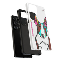 MR Bull Terrier Phone Case — Colorful Pop Art Tough Cases for Dog Lovers