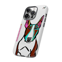 MR Bull Terrier Phone Case — Colorful Pop Art Tough Cases for Dog Lovers