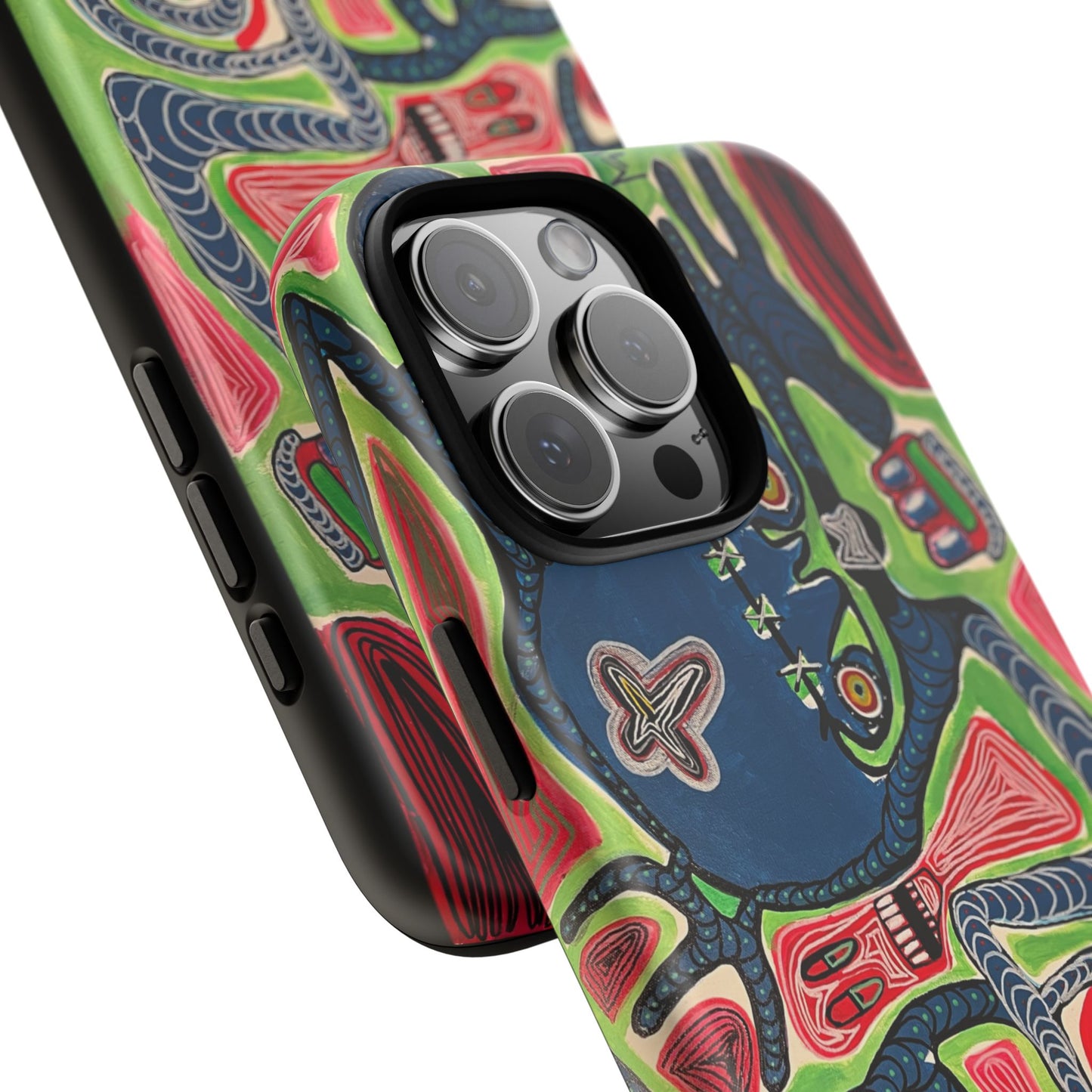 Abstract AFTERLIFE Phone Case — Bold Psychedelic Music Art