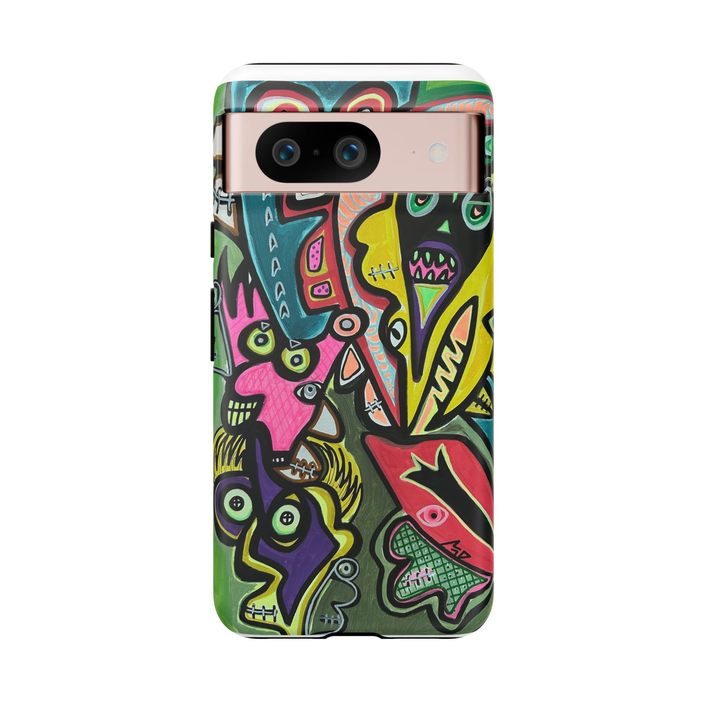 CONCERT  Abstract Graffiti Phone Case — Colorful Street Art Tough Cases
