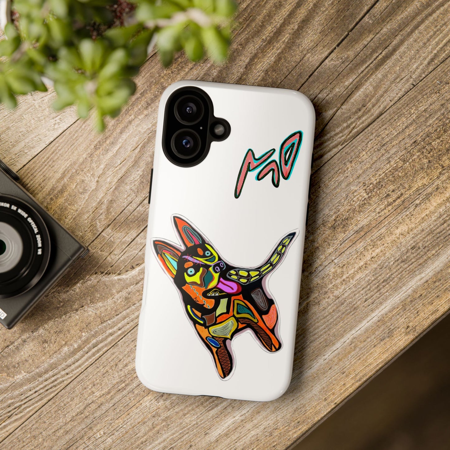 HUSKY  Colorful Abstract Dog Phone Case — 'MAD' Signature Protective Case