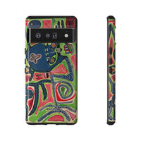 Abstract AFTERLIFE Phone Case — Bold Psychedelic Music Art