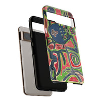 Abstract AFTERLIFE Phone Case — Bold Psychedelic Music Art
