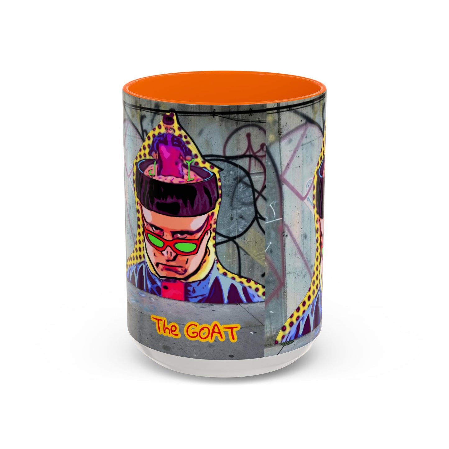 OLIVER TREE "the GOAT".   Graphic Coffee Mug – Pop Art Streetwear Design (11/15oz)