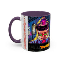 OLIVER TREE "The Goat"Urban Graffiti Coffee Mug — Colorful Retro Subway Art