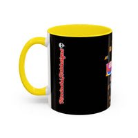 Coffee Mug — Colorful Abstract Cross Accent Ceramic Mug (11/15 oz)