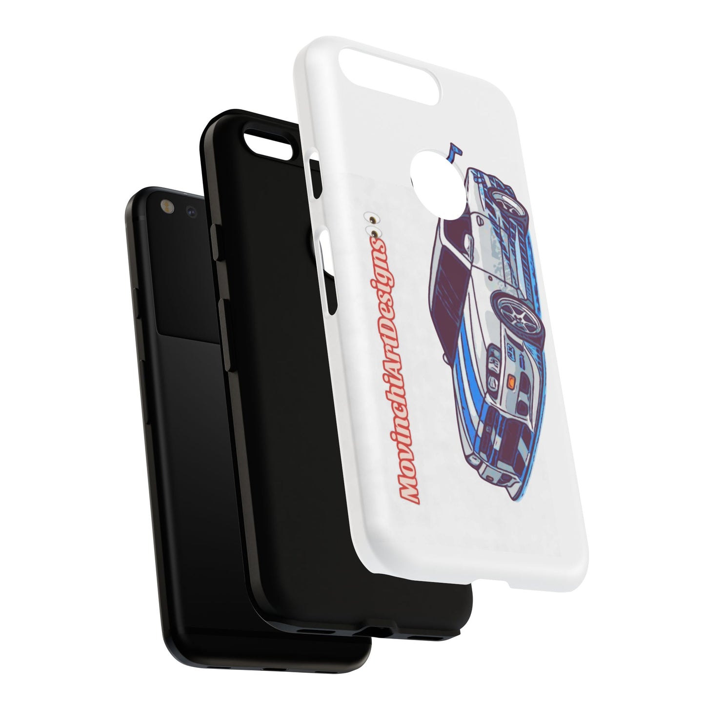 Retro Skyline r34 Phone Case — Vintage Sports Car Graphic