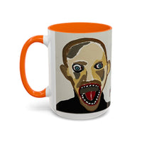 3 amigos Creepy Masked Faces Accent Coffee Mug – Horror Art 11/15oz