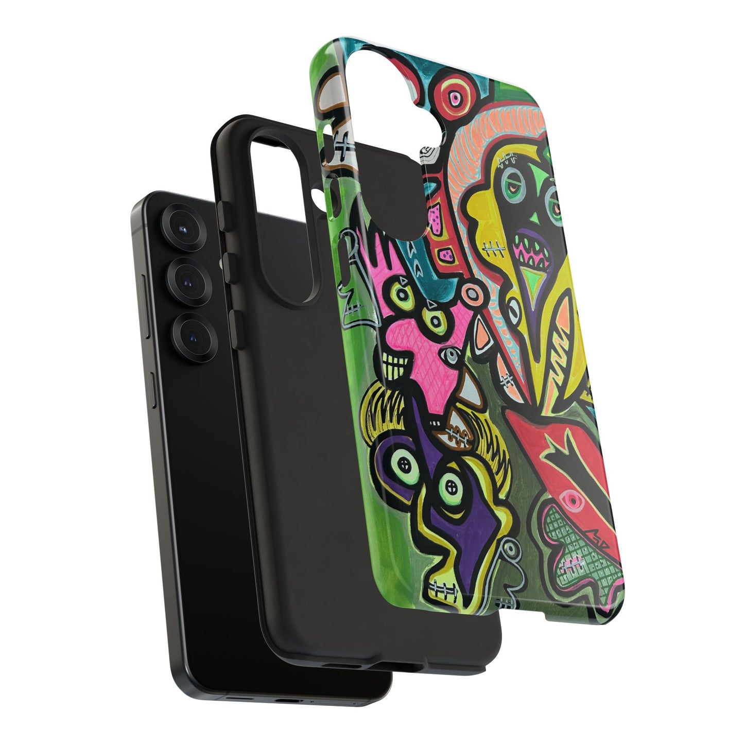 CONCERT  Abstract Graffiti Phone Case — Colorful Street Art Tough Cases