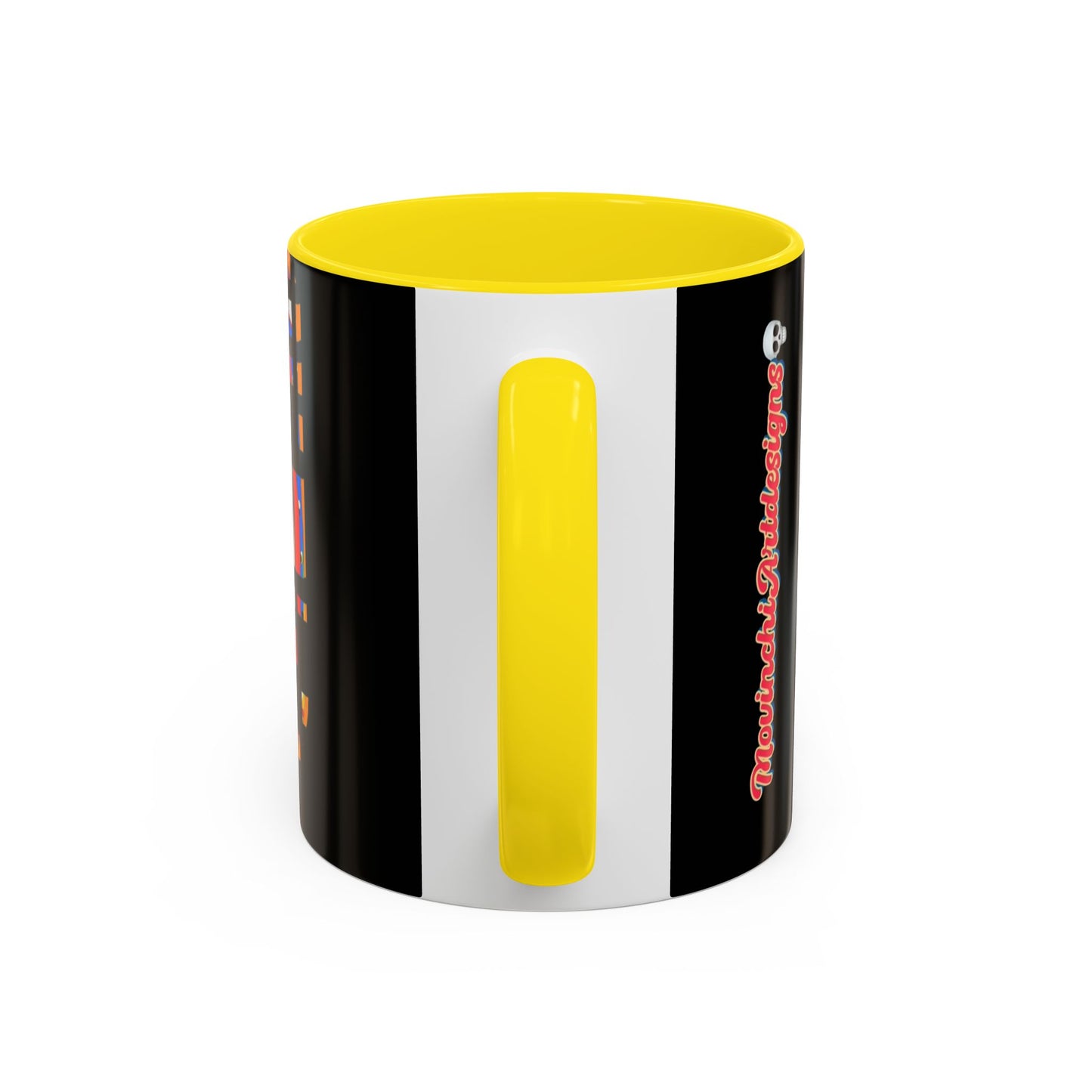 Coffee Mug — Colorful Abstract Cross Accent Ceramic Mug (11/15 oz)