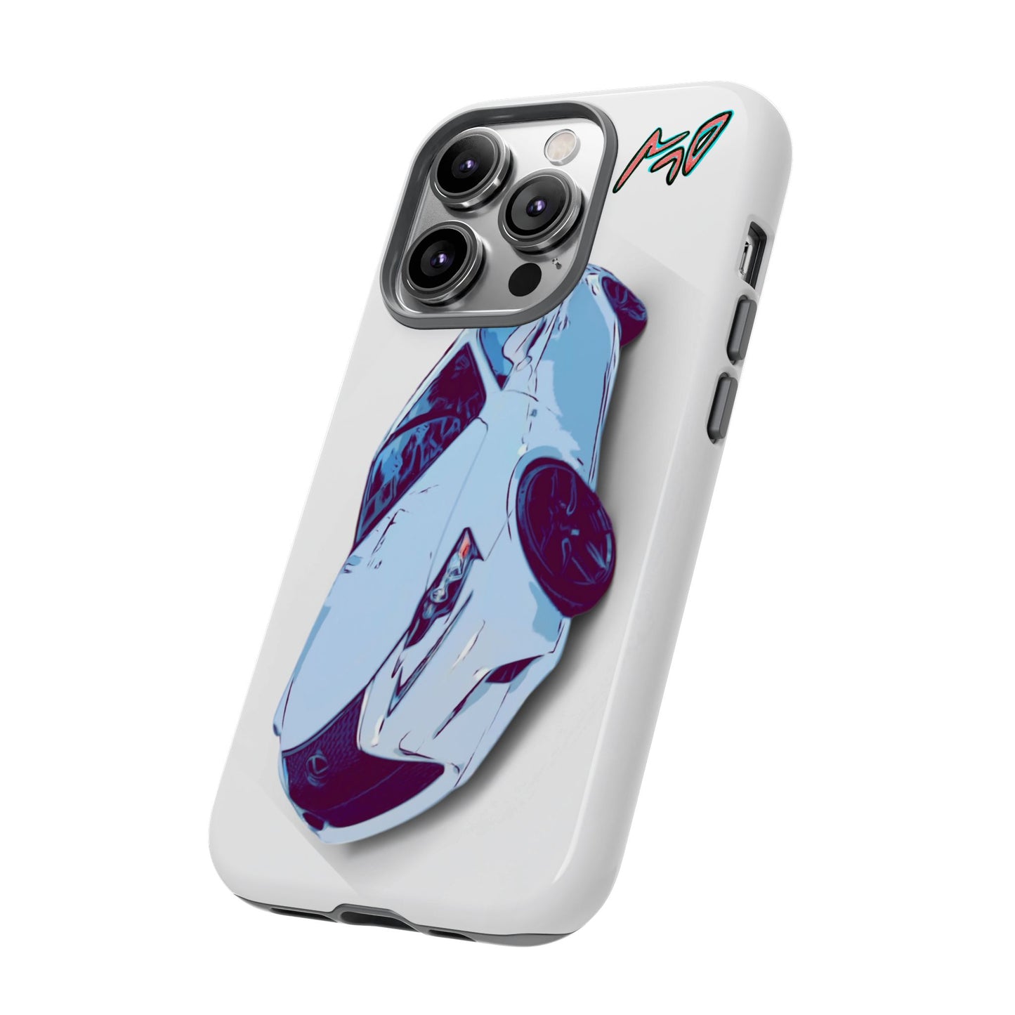 Melvin White Sports Car Phone Case - Retro Pop Art Supercar Protective Tough Case