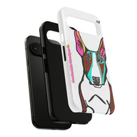 MR Bull Terrier Phone Case — Colorful Pop Art Tough Cases for Dog Lovers