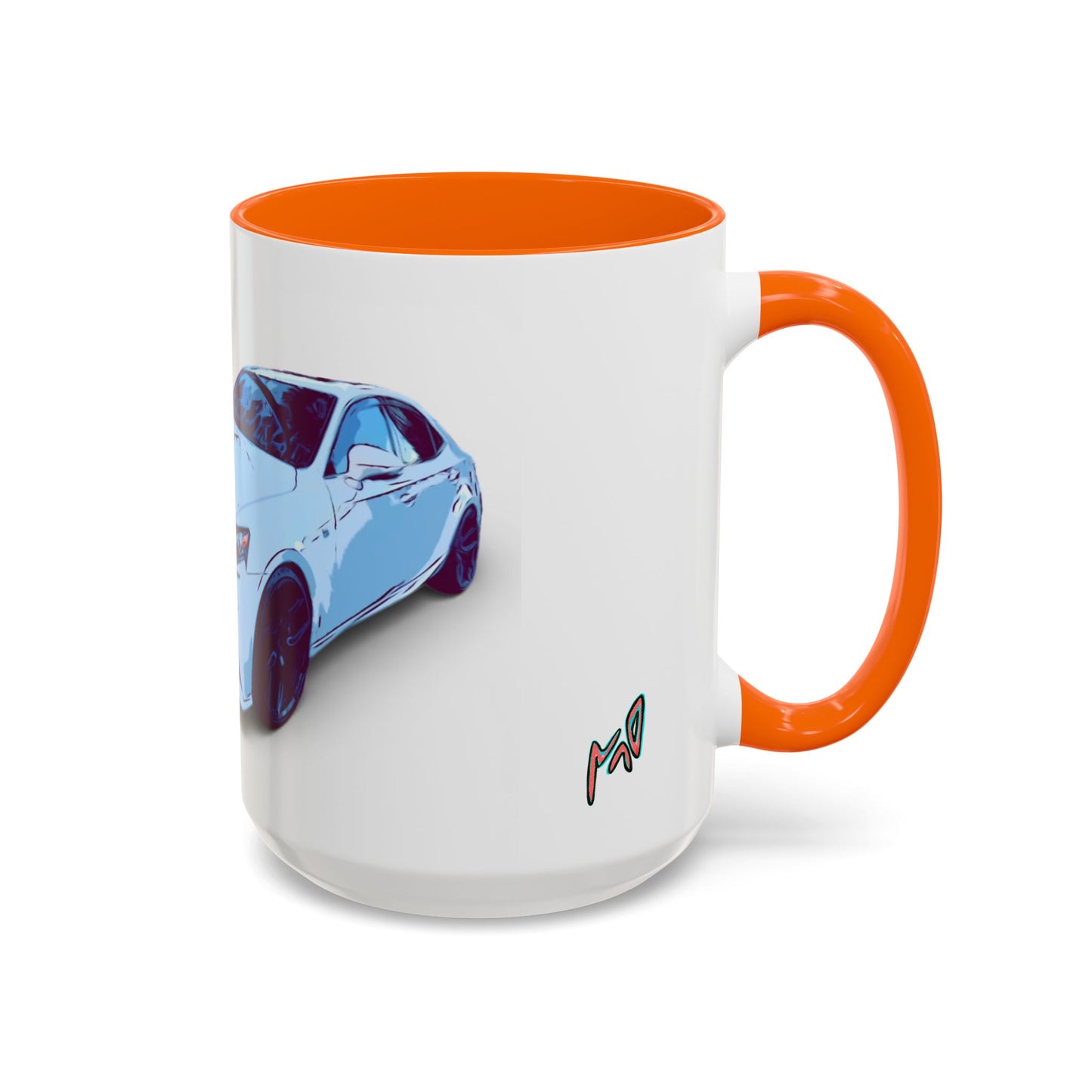 IS300 Car Lover Accent Coffee Mug – White Sports Sedan Design (11oz & 15oz)