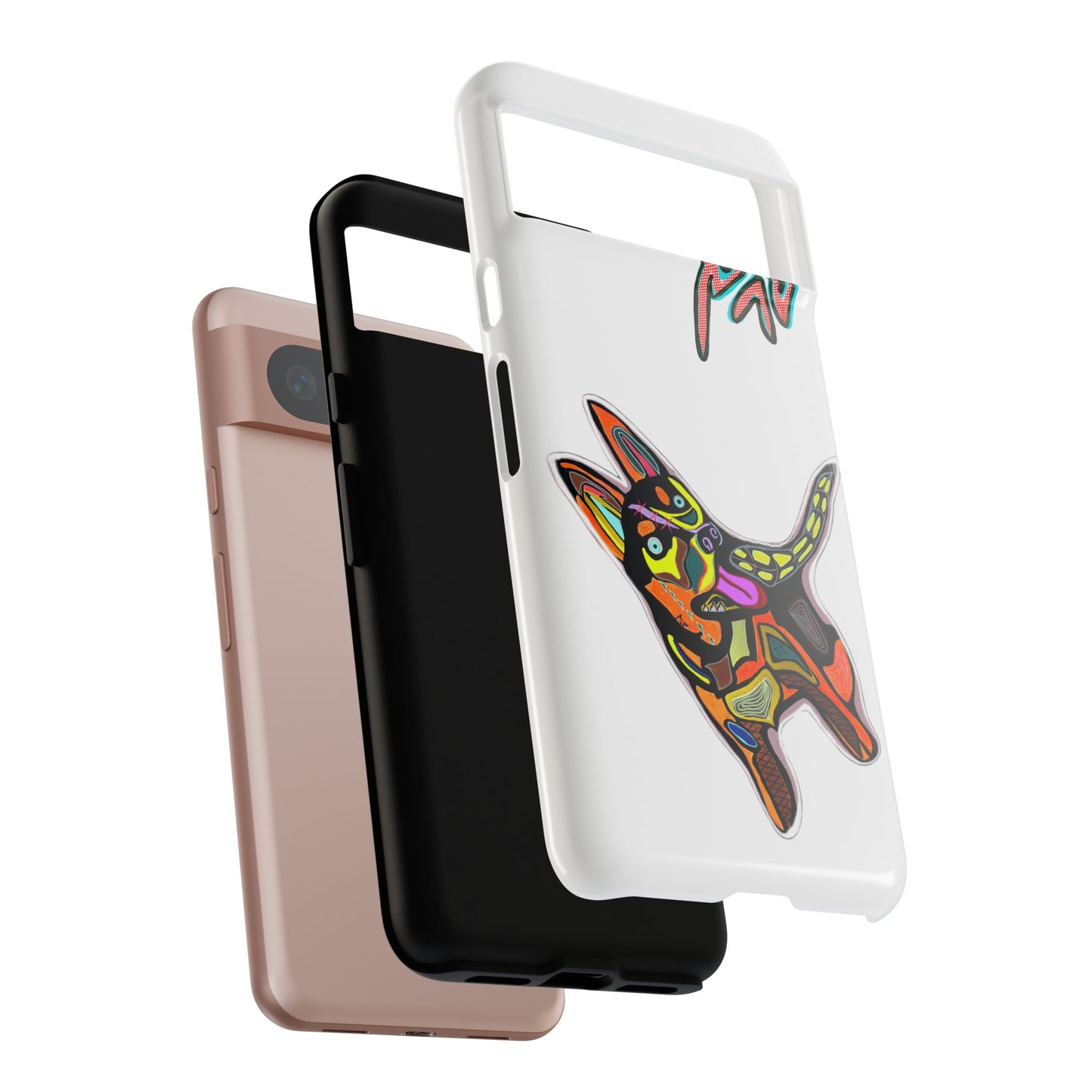 HUSKY  Colorful Abstract Dog Phone Case — 'MAD' Signature Protective Case