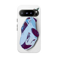 Melvin White Sports Car Phone Case - Retro Pop Art Supercar Protective Tough Case