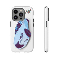 Melvin White Sports Car Phone Case - Retro Pop Art Supercar Protective Tough Case