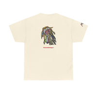 Graphic Tee — Colorful CRAZY TUNA  Illustration Back Print Tee