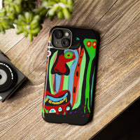 CRAZY.   Tribal Face Phone Case — Colorful Modern Art iPhone Cover