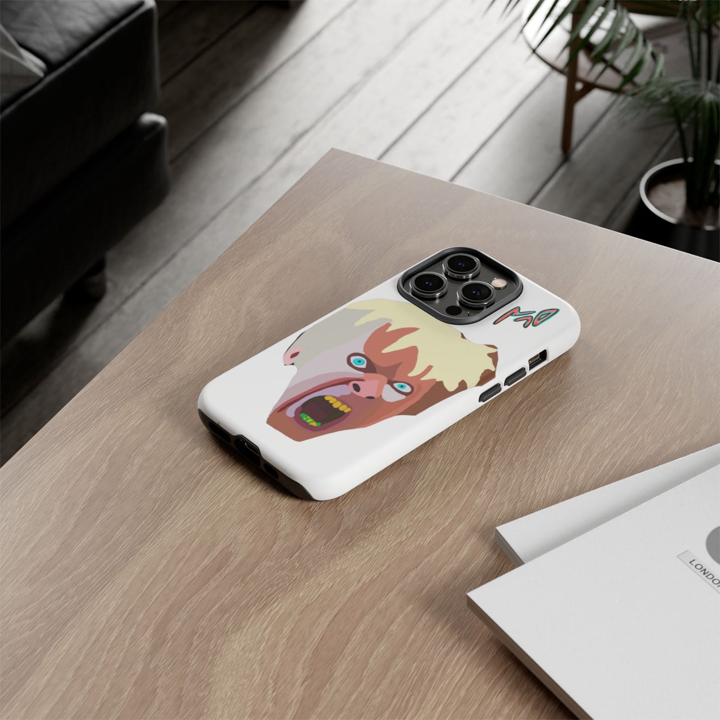 KAREN.  Phone Case — Retro Horror Face Graphic ("Tough Cases")