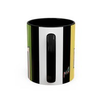 SAN SEBASTIAN2.0 Colorful Canal Houses Accent Coffee Mug — Bright European Street Art Ceramic Mug (11/15oz)