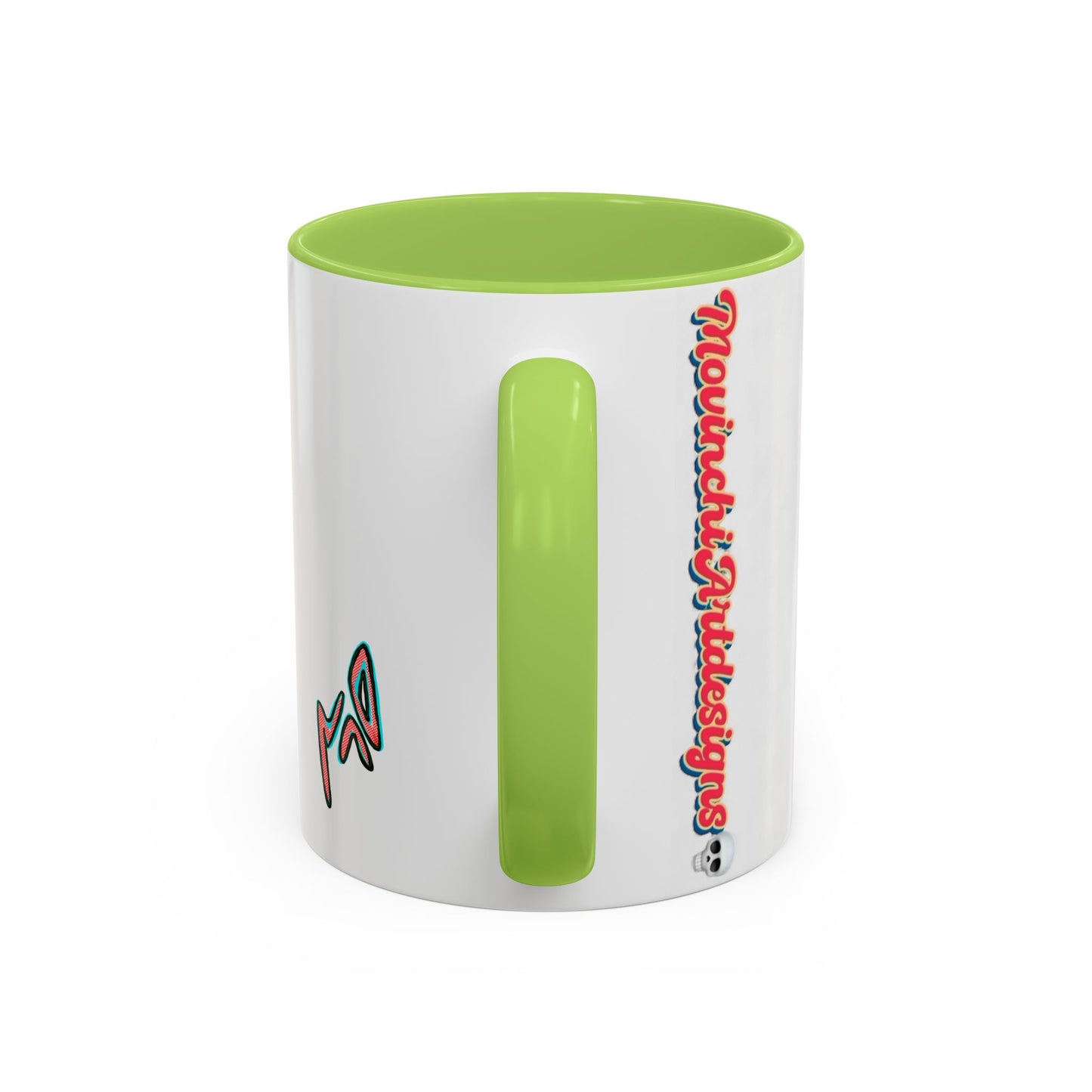 Edgy 3x  Horror Face Accent Coffee Mug (11/15oz) — 'ANAL 3X' Graphic