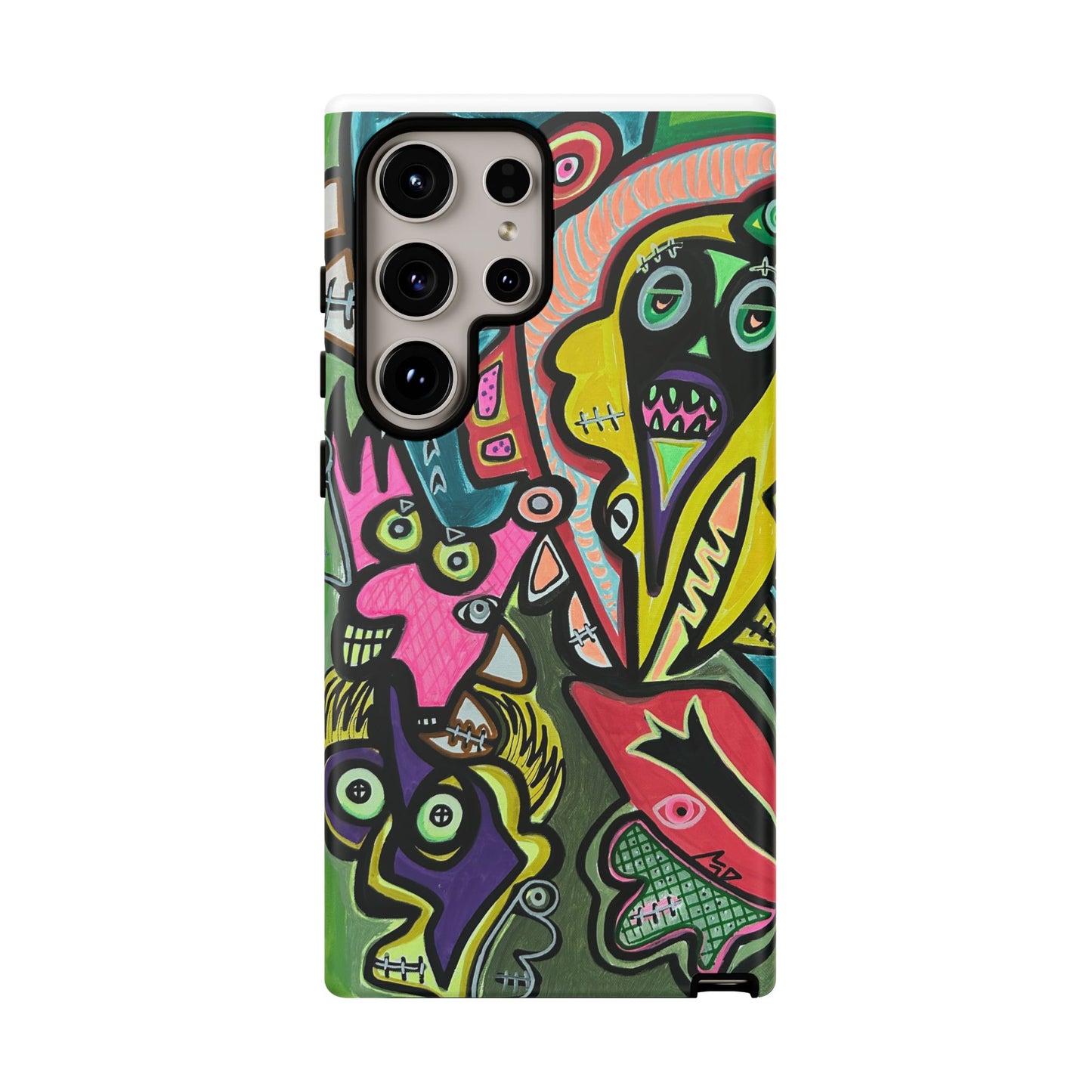 CONCERT  Abstract Graffiti Phone Case — Colorful Street Art Tough Cases