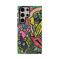 CONCERT  Abstract Graffiti Phone Case — Colorful Street Art Tough Cases