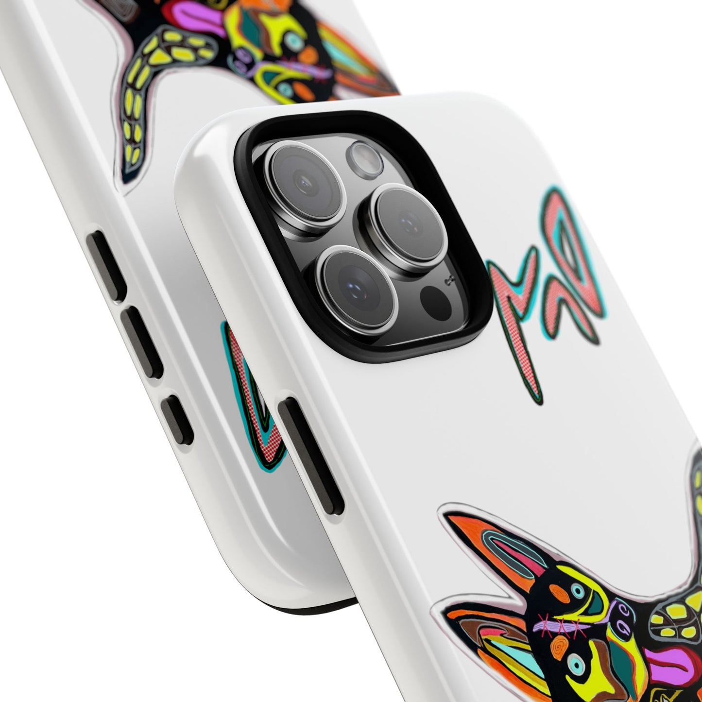 HUSKY  Colorful Abstract Dog Phone Case — 'MAD' Signature Protective Case