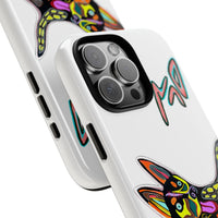 HUSKY  Colorful Abstract Dog Phone Case — 'MAD' Signature Protective Case