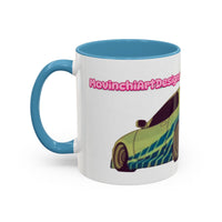 R34  Racing Skyline Accent Coffee Mug — Fast Car Drift Design (11/15oz)