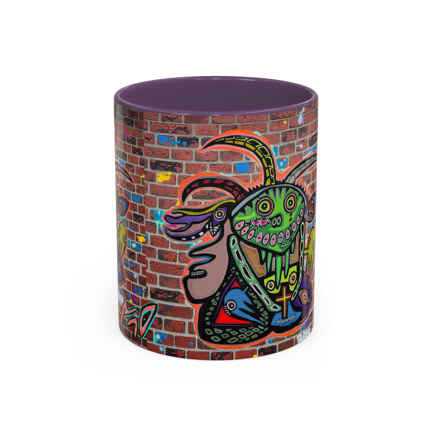 RYDER3.0 Graffiti Street Art Coffee Mug — Colorful Urban Monster Design (11/15oz)