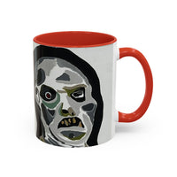 3 amigos Creepy Masked Faces Accent Coffee Mug – Horror Art 11/15oz
