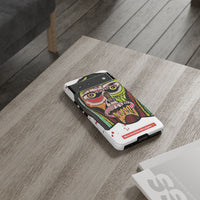 KUNTA.  Abstract Tribal Skull Phone Case — Colorful Street Art Protective Cover