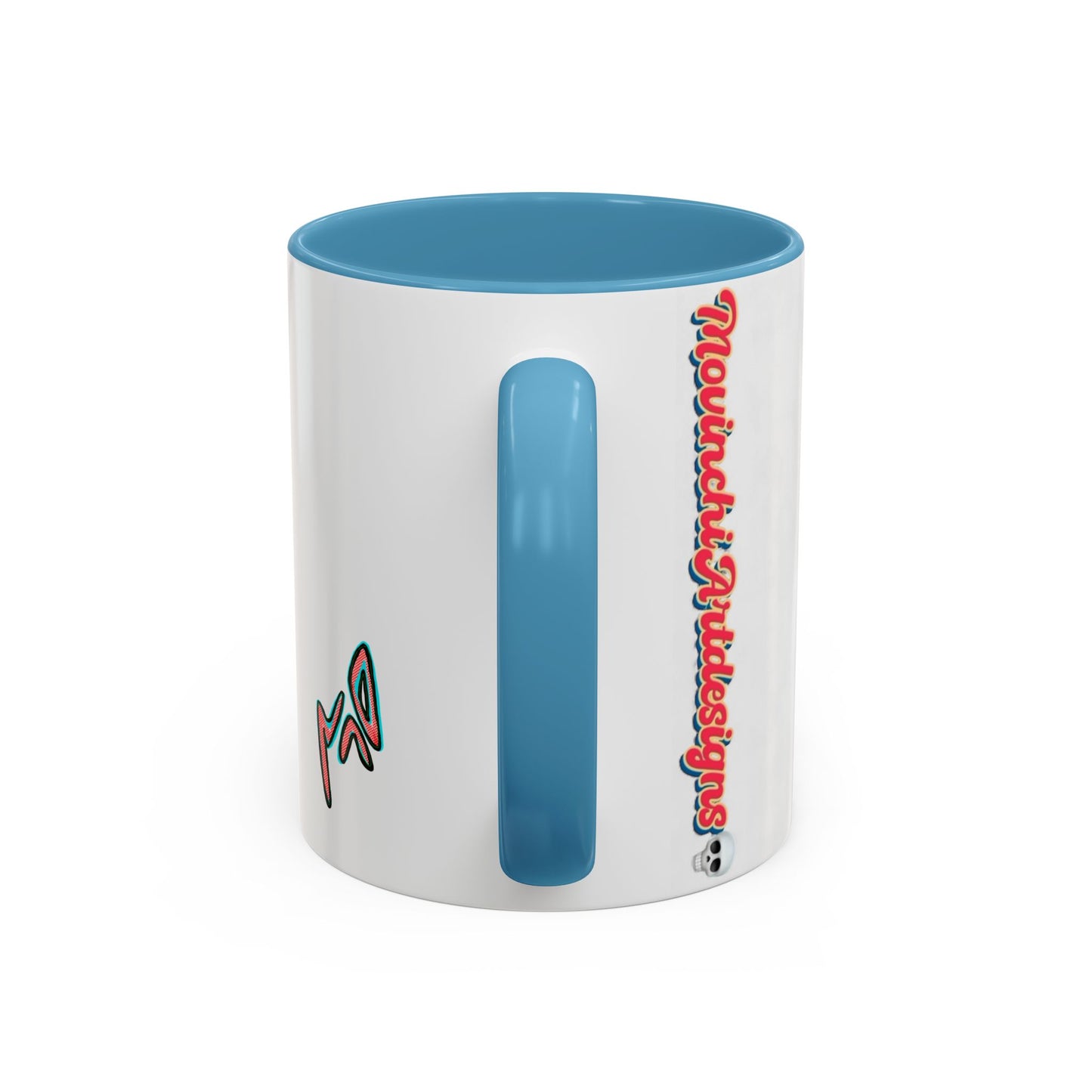 Edgy 3x  Horror Face Accent Coffee Mug (11/15oz) — 'ANAL 3X' Graphic