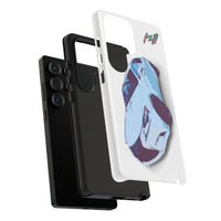 Melvin White Sports Car Phone Case - Retro Pop Art Supercar Protective Tough Case