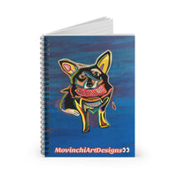 Corgi Pop Art Spiral Notebook — Colorful Dog Journal (MovinchiArtDesigns)