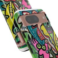CONCERT  Abstract Graffiti Phone Case — Colorful Street Art Tough Cases