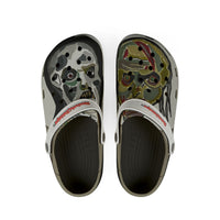 3 amigos  Camouflage Skull Clog - EVA Foam Slip-On Shoes